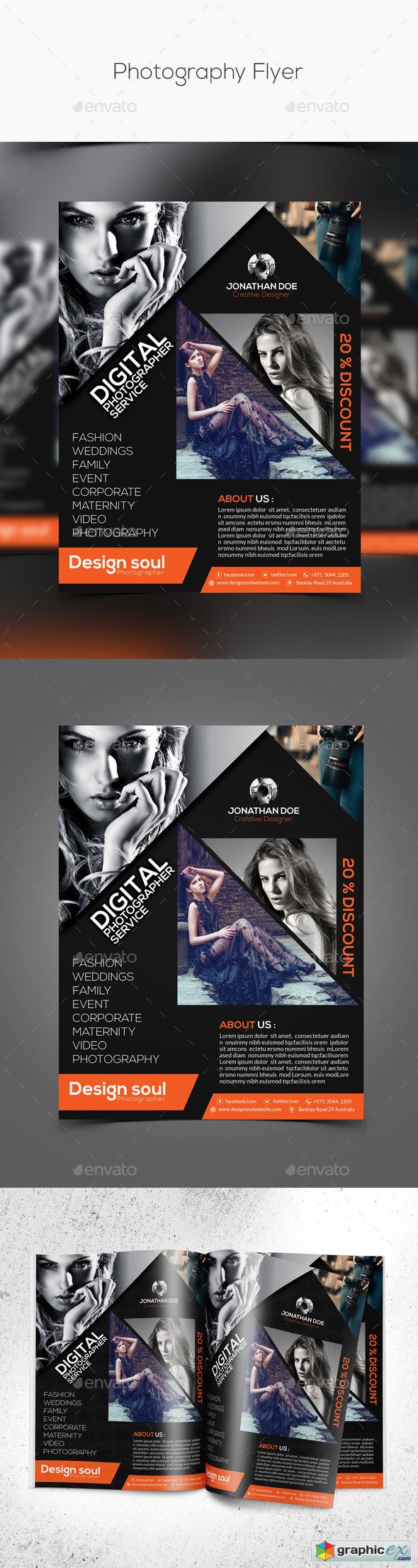 Graphicriver Photography Flyers