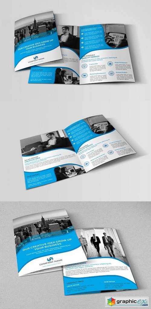 Corporate Bi-fold Brochure 748699
