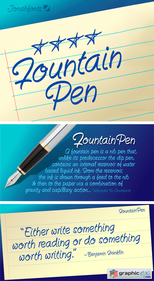 Fountain Pen Font
