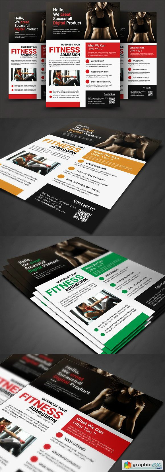 Fitness Flyer Template 1369965