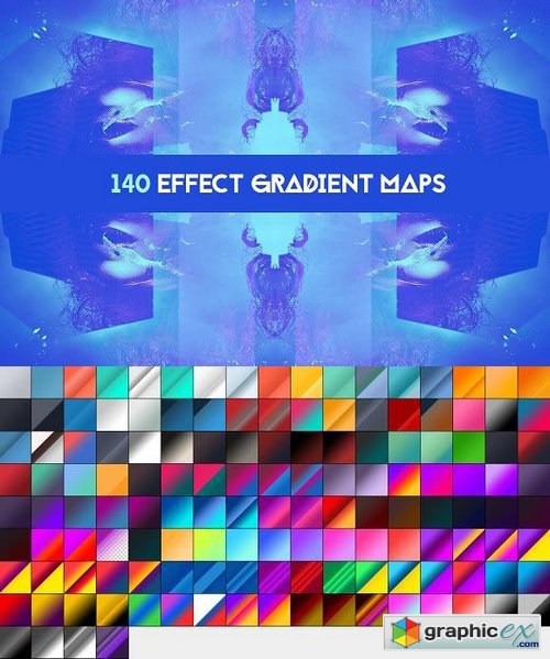140 Effects gradient map pack