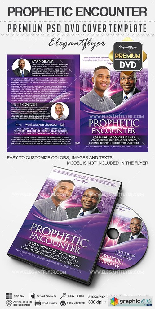 Prophetic Encounter  Premium DVD Cover PSD Template