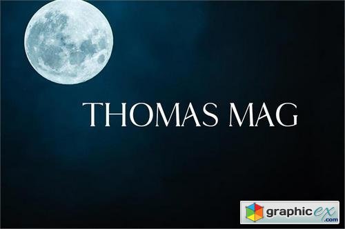 Thomas Mag font