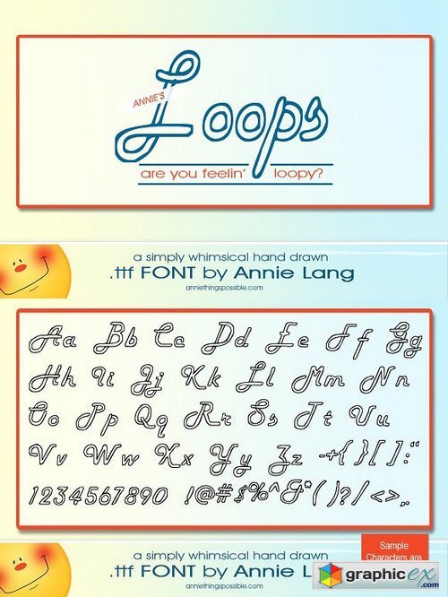 Annie's Loops Font