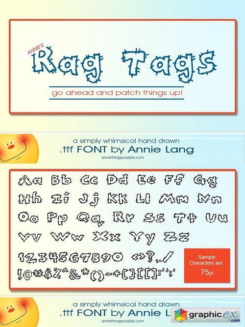 Annie's Rag Tag Font
