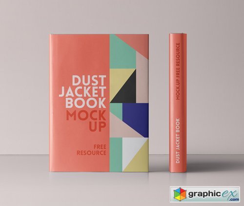 Psd Dust Jacket Book Mockup Vol 4