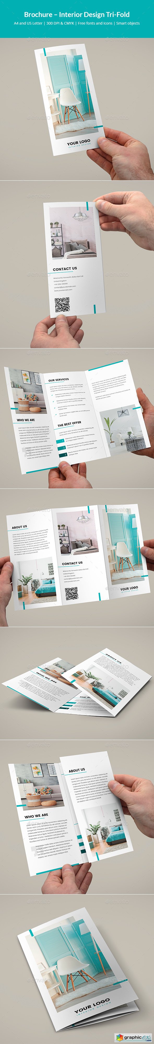 Brochure  Interior Design Tri-Fold