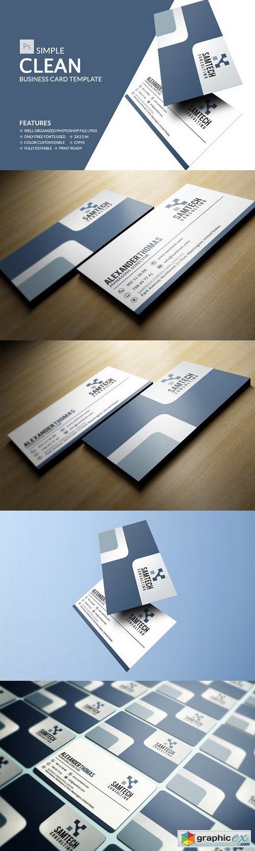 Simple Clean Business Card 1163840