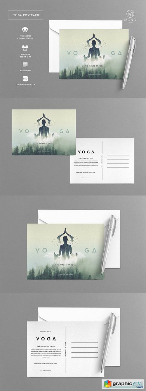 Yoga Postcard 1355043