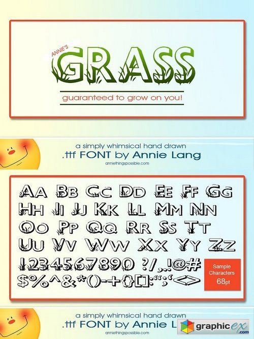 Annie's Grass Font