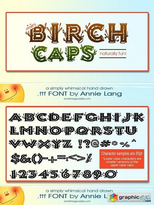 Annie's Birch Caps Font