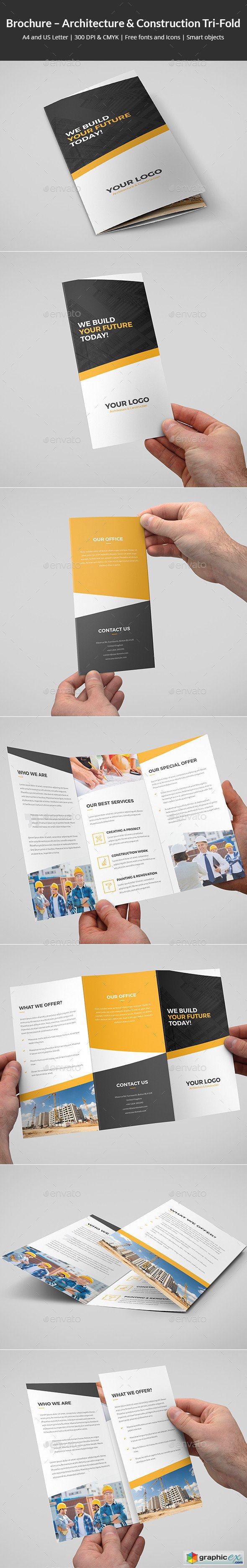 Brochure  Architecture and Construction Tri-Fold