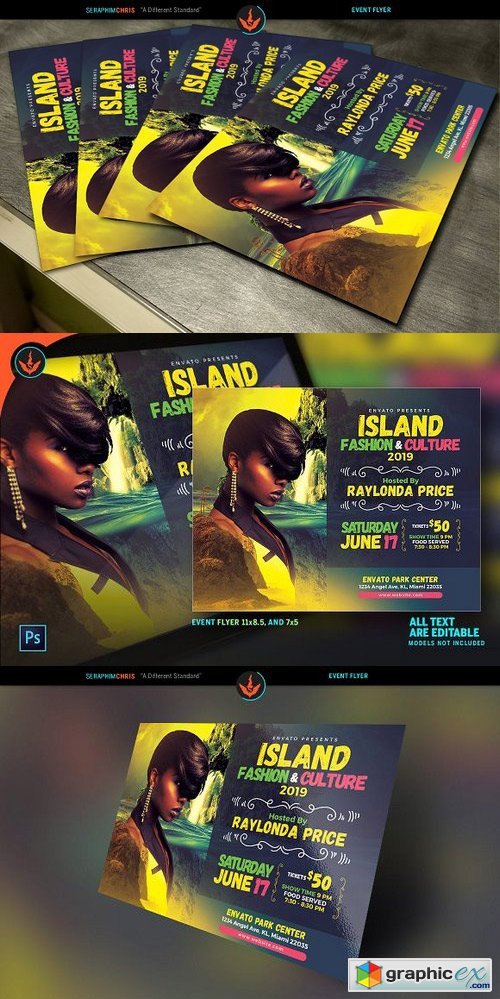 Island Fashion Flyer Template
