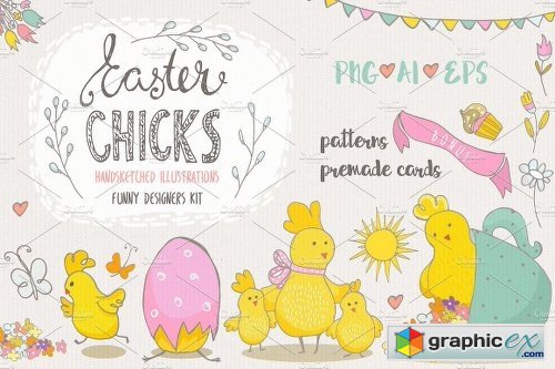 Easter chiks fun kit