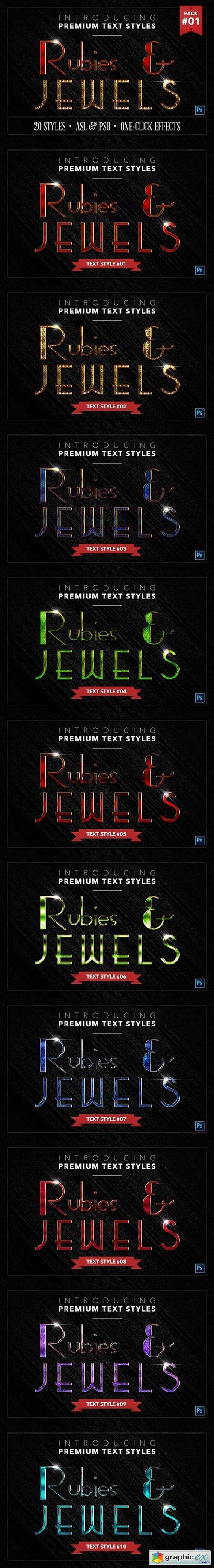 Rubies & Jewels #1 - 20 Styles