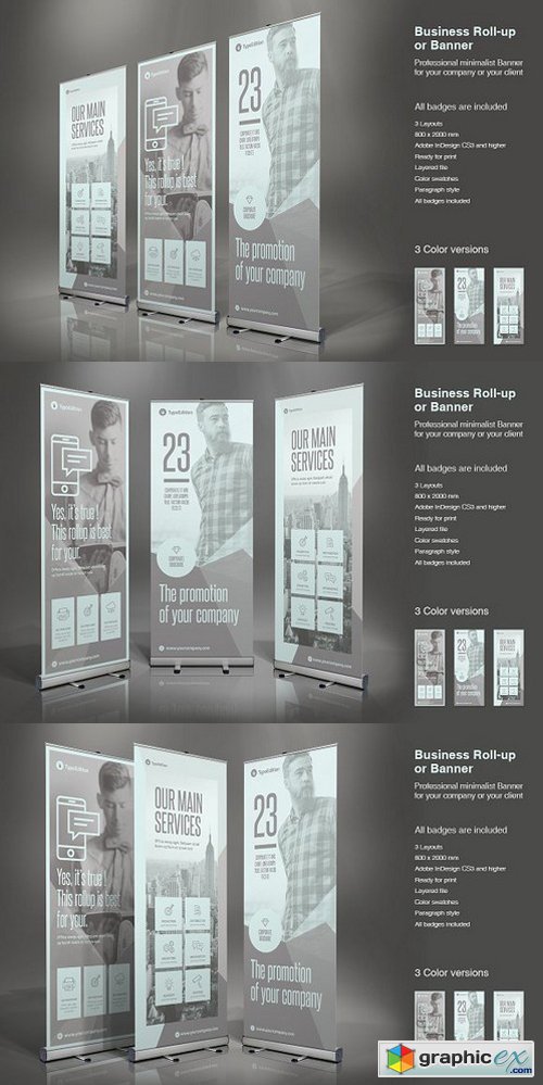 Business Roll-Up Banner 1363071
