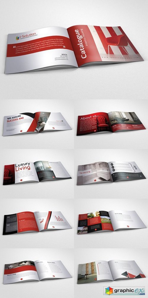 20 Pages Bi Fold Brochure Catalog 767876
