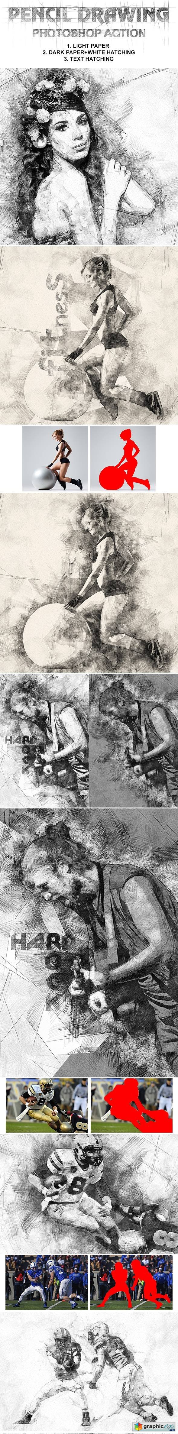 Pencil Drawing Photoshop Action