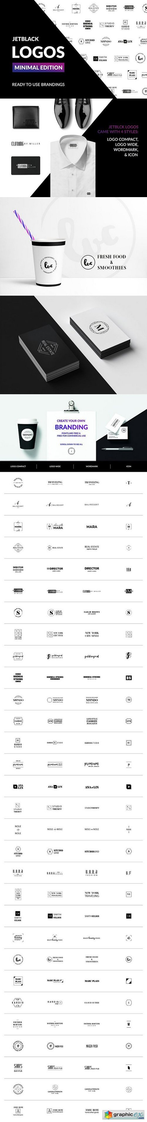 30 Premade Logos � Minimal Edition