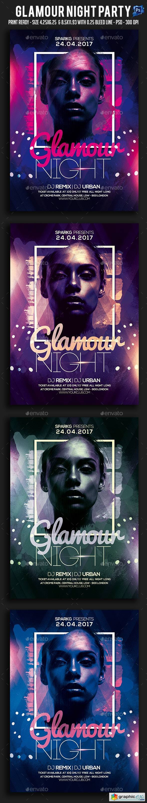 Graphicriver Glamour Night Party Flyer