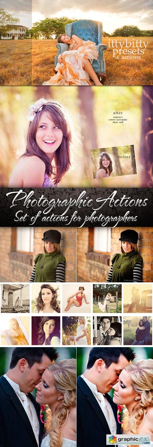 Photographic & Product Covers Photoshop Actions Pro