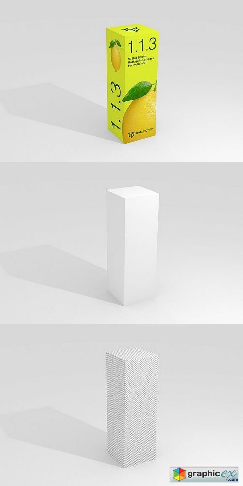 1.1.3 Simple 3D Box Mockup