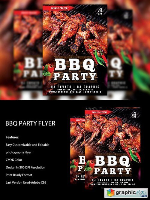 BBQ Party Flyer 1382326