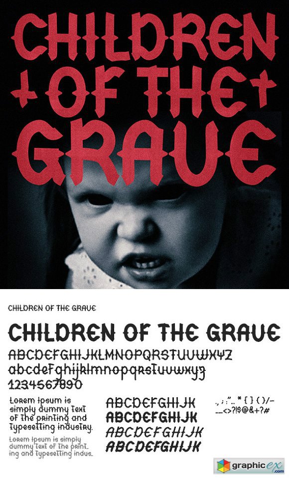 Children Of The Grave Font