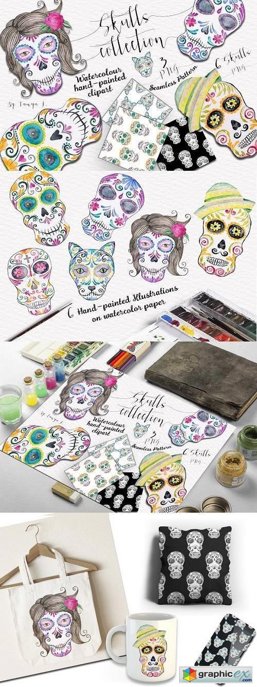 Colorful Skulls Collection