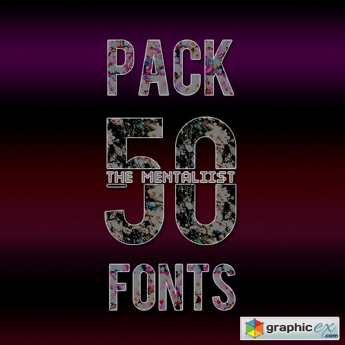 Pack 50 Fonts