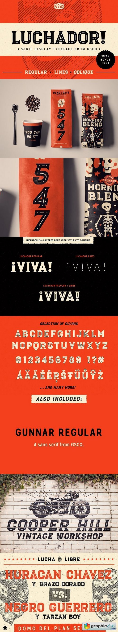 Luchador - Serif display typeface