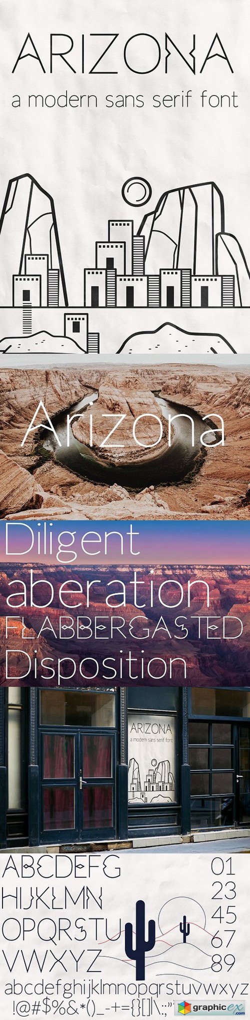 Arizona, a modern sans serif