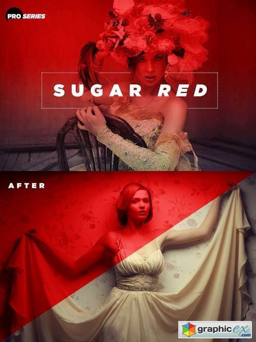 Sugar Red Photoshop Action