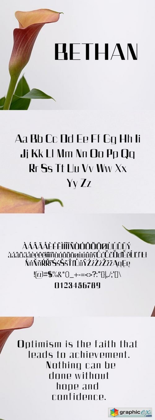 Bethan Sans Serif Font