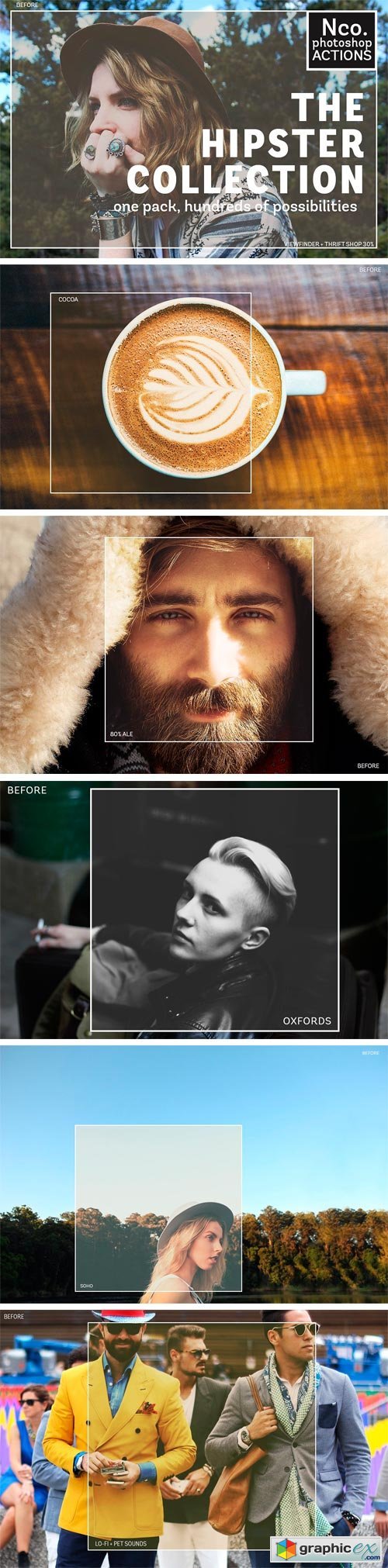 The Hipster Collection Actions