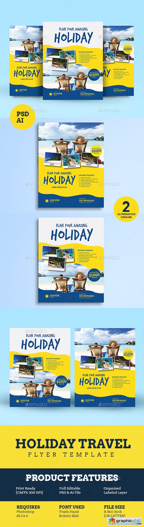 Holiday Travel Flyer Vol 02