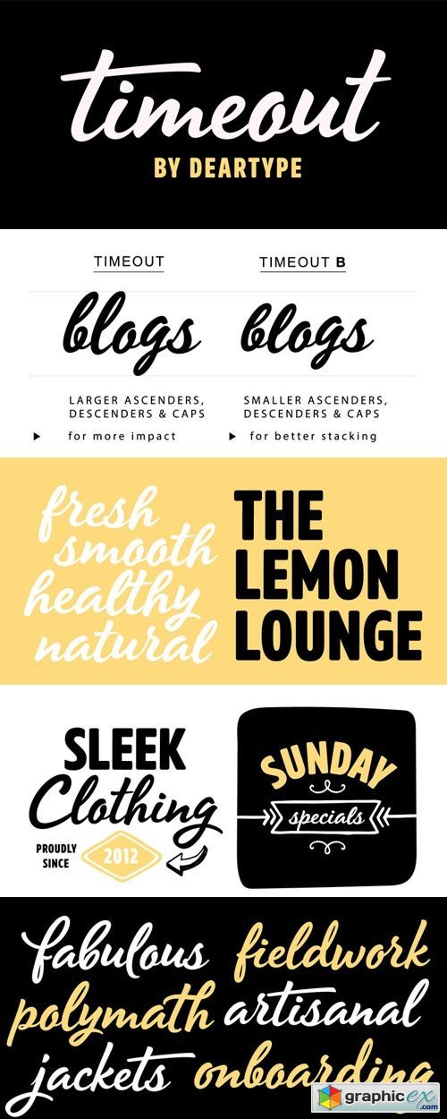 Timeout Font Family