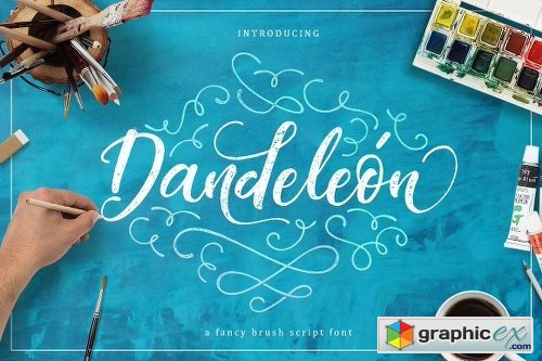 Dandeleon font + SWASHES