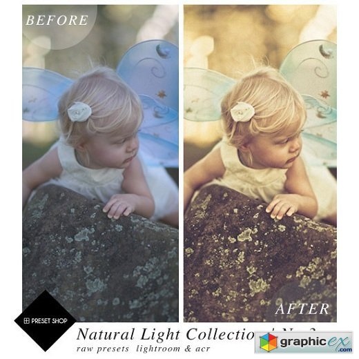 Preset Shop - Natural Light Lightroom Presets Collection