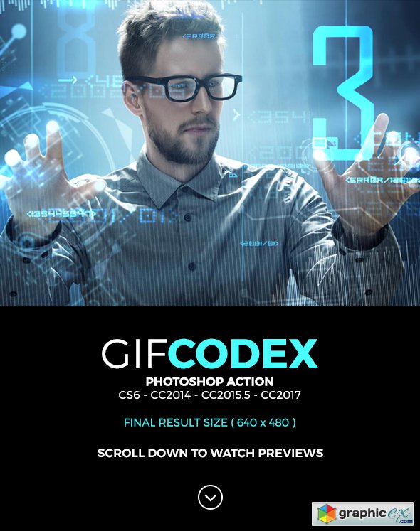 Gif Codex Photoshop Action