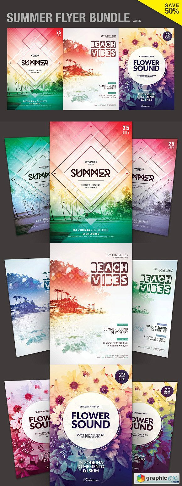 Summer Flyer Bundle Vol05