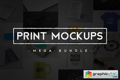 Print & Object Mockups Bundle
