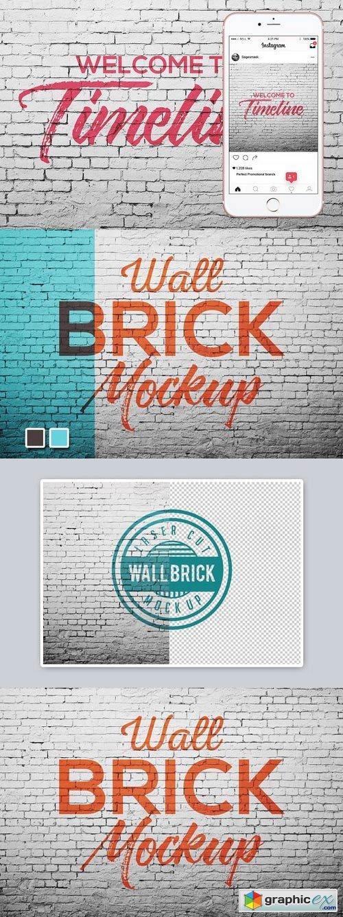 Wall brick Mock Up