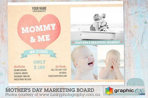 IM007 Mother's Day Marketing Board