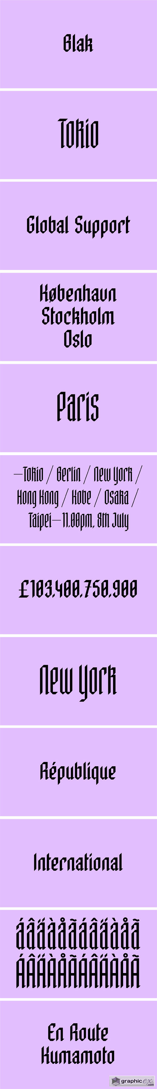 Blak Font Blak Font