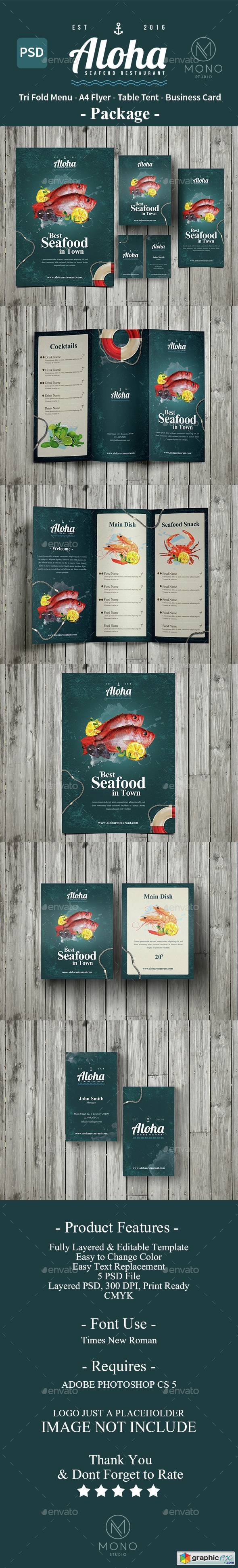 Seafood Menu Package
