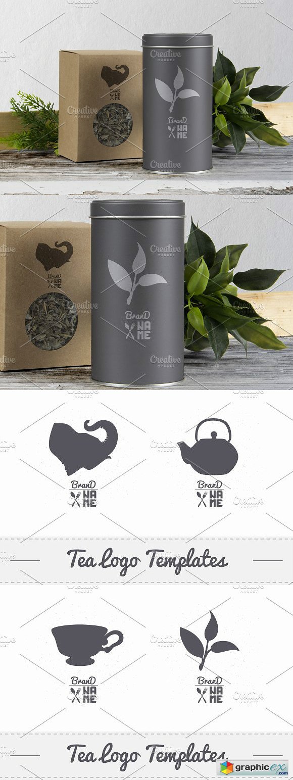 4 Tea Logos