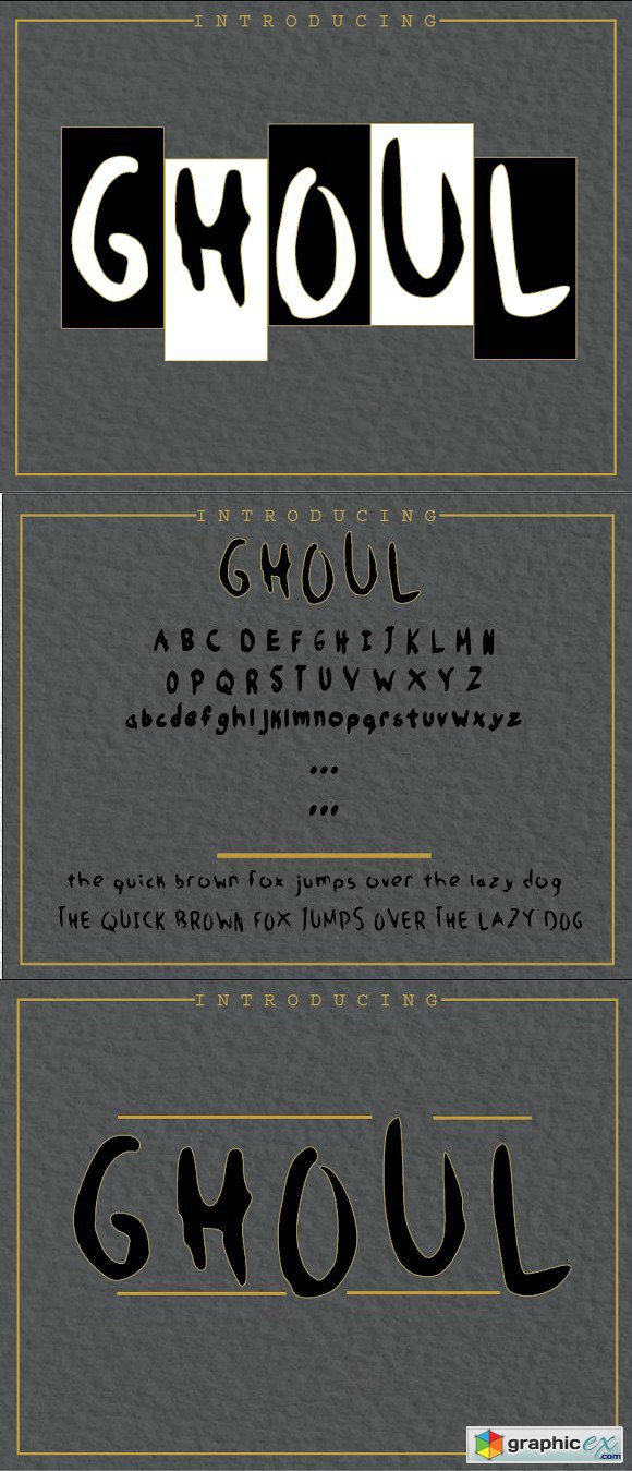 GHOUL FONT