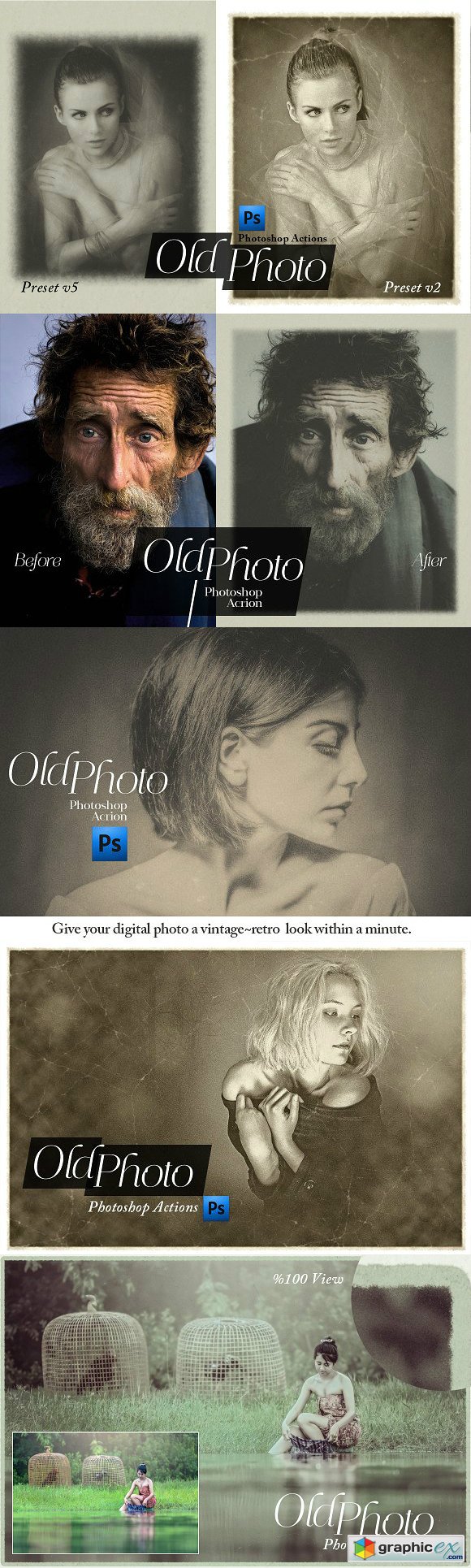 Old Photo Photoshop Actions