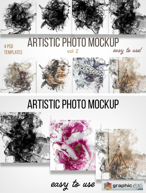 Artistic Photo Mockup Vol. 2